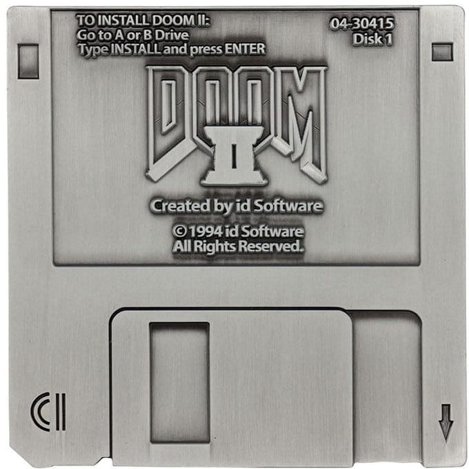 FaNaTtik - Doom II - Floppy Disk Replica (Antique Silver Edition)