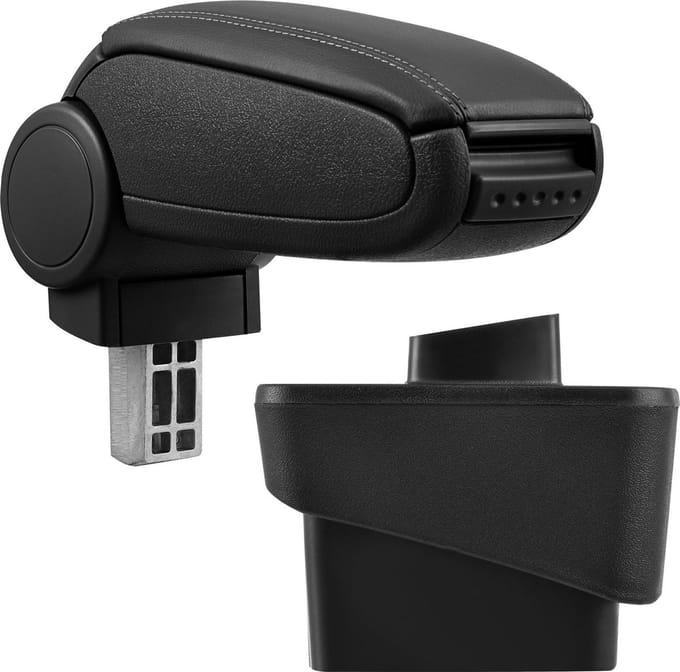 Armsteun voor Audi A1 8X vanaf 2010 kunstleer zwart