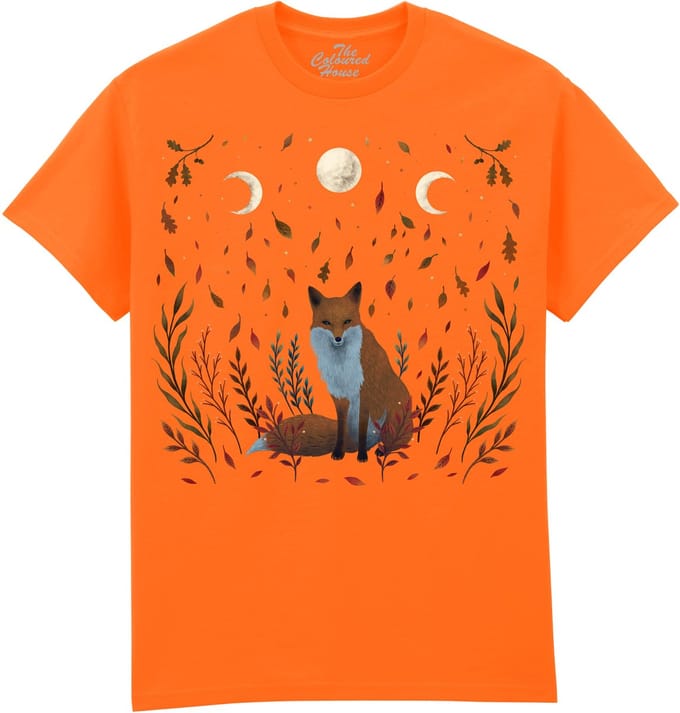 Vos Autumn Fox The Coloured House T-shirt S