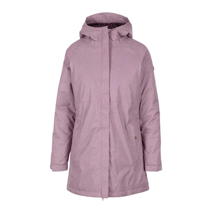 Trespass Dames Gevoerde Waterdichte Jas (Roze)