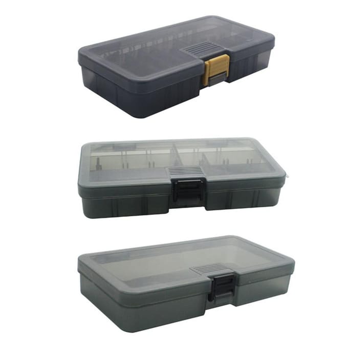 Plastic visgerei doos, kunstaas opbergdoos, visaas opbergorganisator M-4 gray