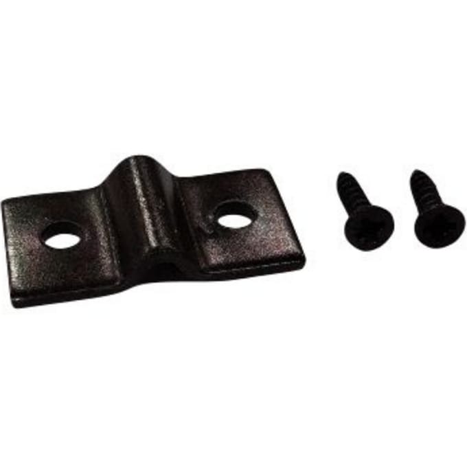 Draadpaneelklem 4 mm Zwart | 100 stuks