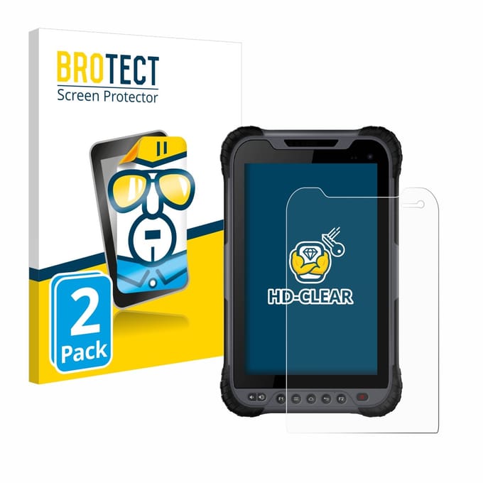 BROTECT - Screenprotector voor Stonex UT32 Rugged Tablet - Folie Beschermfolie transparant 2 Stuks