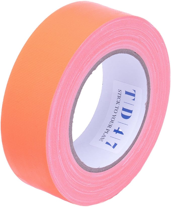 TD47 Gaffa Tape 38mm x 25m Fluor Oranje