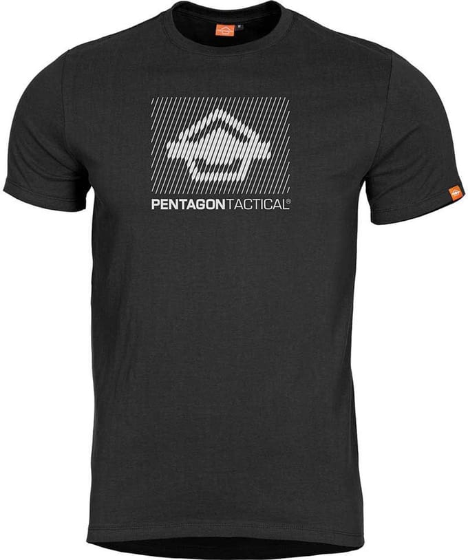 Pentagon Ageron Parallel T-shirt Met Korte Mouwen Zwart M Man