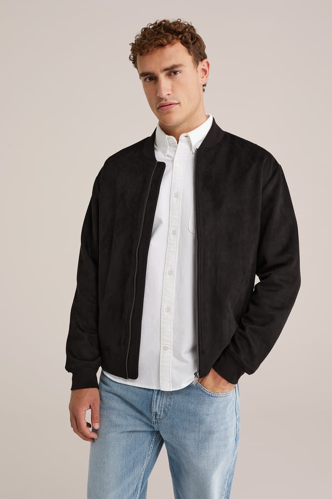 WE Fashion Bomber Black Taglia: XL | Bomber Outlet | Uomo | Nero