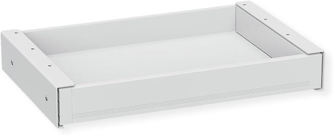 Middelgrote Witte Ondertafellade - Ruimtebesparende Bureau Organizer