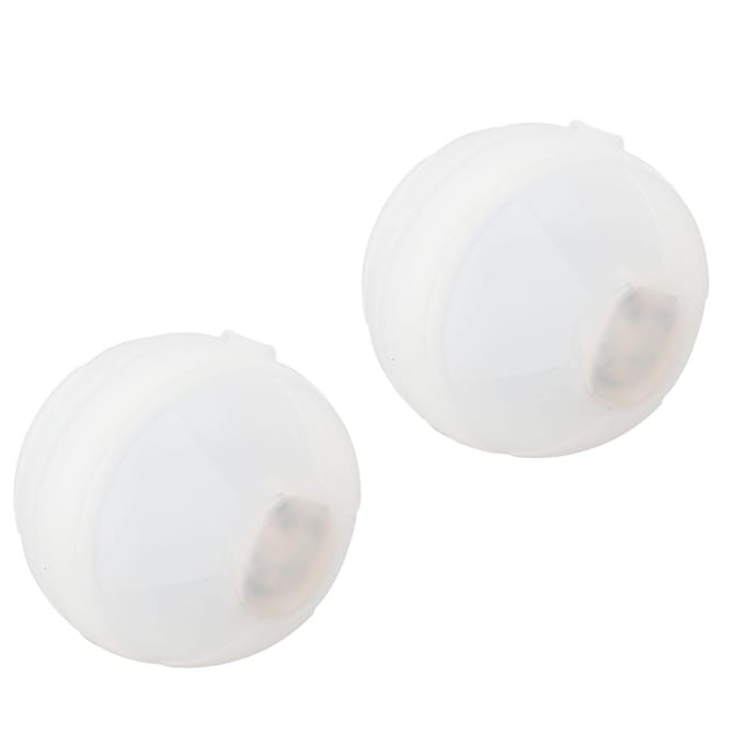 2 stuks Herbruikbare Waterballon Glow in the Dark Snelvullend Zelfsluitend Siliconen Navulbare Waterbal wit