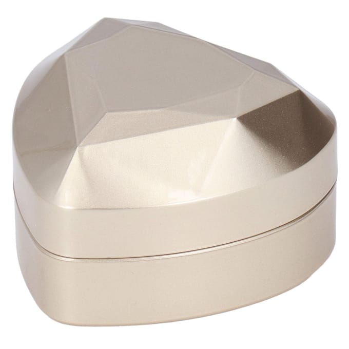 LED Ringen Doos Luxueus Elegant Mat Behandeld Zacht Velours Goede Textuur Sieraden Geschenkdoos voor white