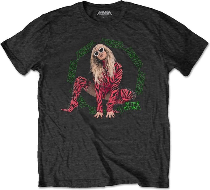 Bebe Rexha - Better Mistakes Heren T-shirt - S - Zwart