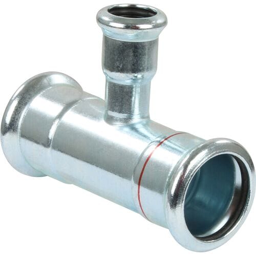 VSH Xpress staal pers T-stuk verloop 28x15x28mm