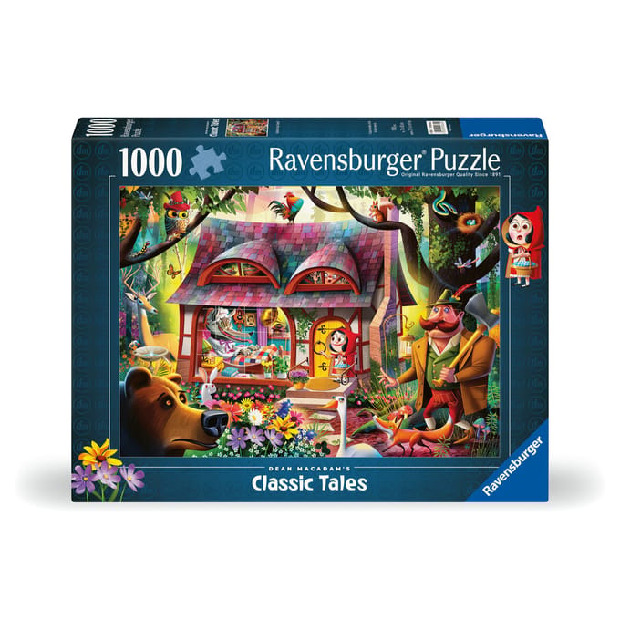 Ravensburger puzzel Roodkapje en de wolf - Legpuzzel - 1000 stukjes
