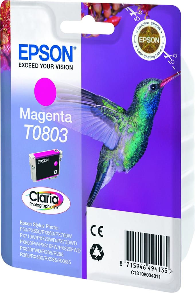 Epson T0803 - Inktcartridge / Magenta