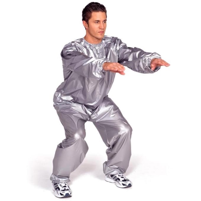 MASTER combinaison d'entraînement  sauna  argentée - taille L gray