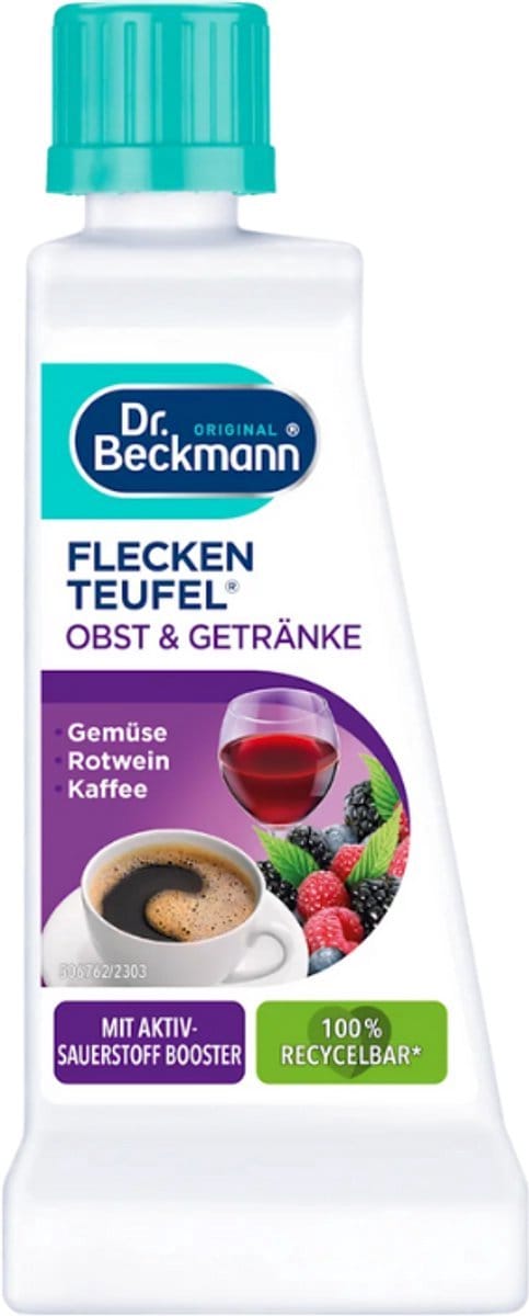 Dr. Beckmann Vlekkenduivel Combi Deal – 3 x 50 ml – Fruit & Dranken, Bloed & Eiwit, Smeermiddelen & Olie