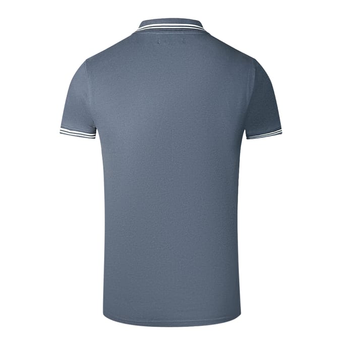Cavalli Class Dubbel Getippte Kraag Marineblauwe Polo Shirt