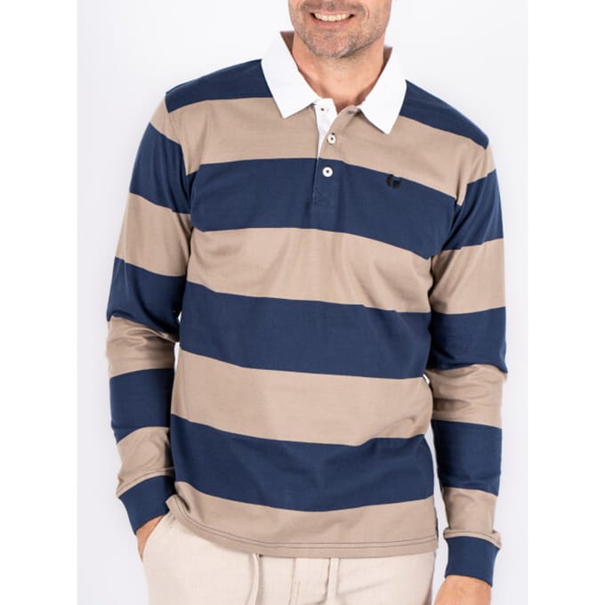 Pre End - Sweater Ronde hals - Mannen - L - Beige - Katoen - 22-100310