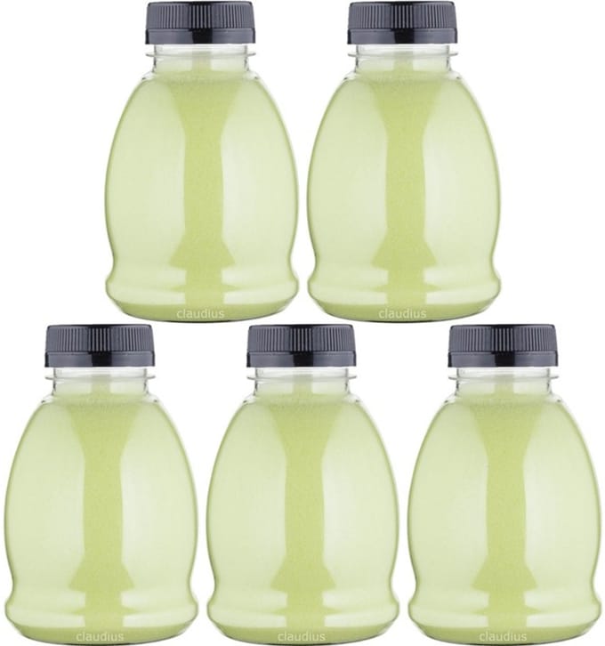 Scrubzout Fresh Ginger - 375 gram - Fles met zwarte dop - Set van 5 stuks - Hydraterende Lichaamsscrub