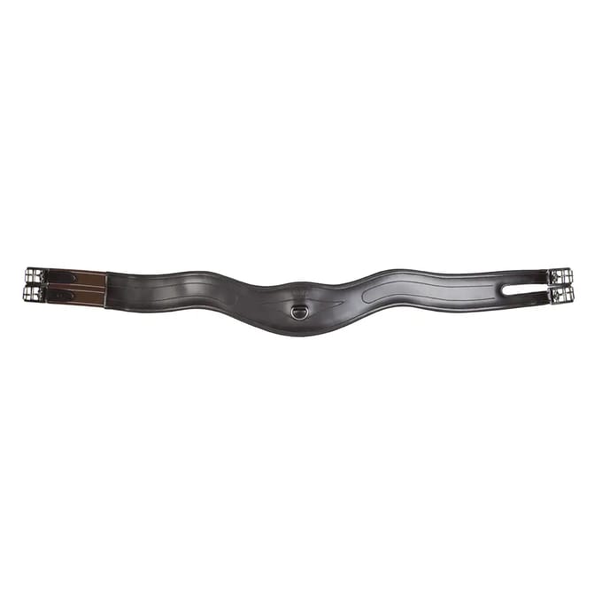 Saddle strap voor paard van gebogen leer HKM Anatomic