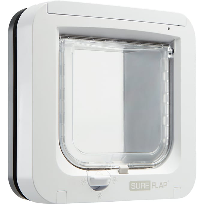 SureFlap Microchip - Kattenluik - Grijs Wit - 12 x 14 cm