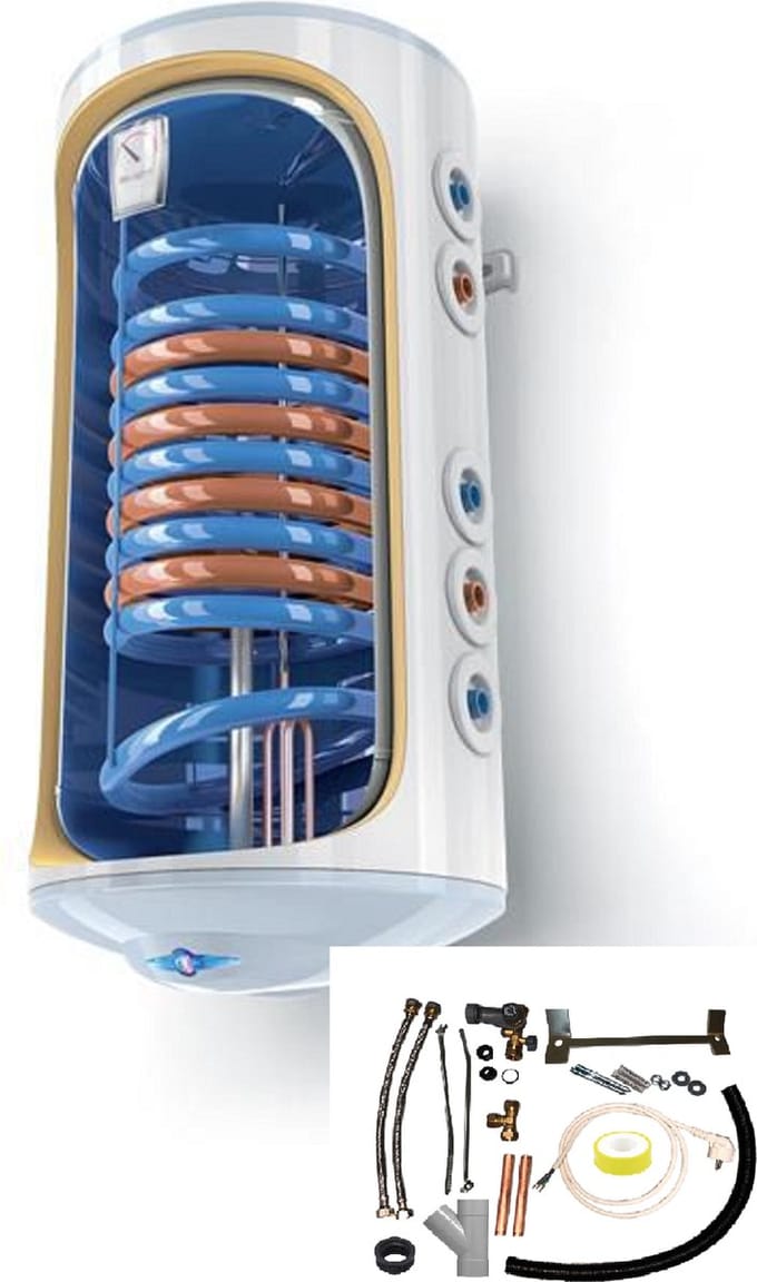 Tesy Bilight 2 warmtewisselaar verticaal 100 Liter met installatieset