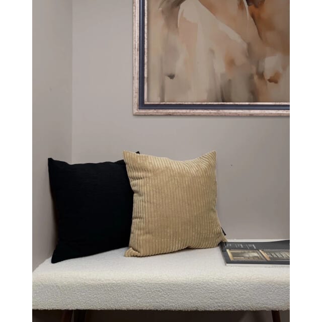 NOVÉE Sierkussen corduroy camel | 45 x 45 cm | polyester