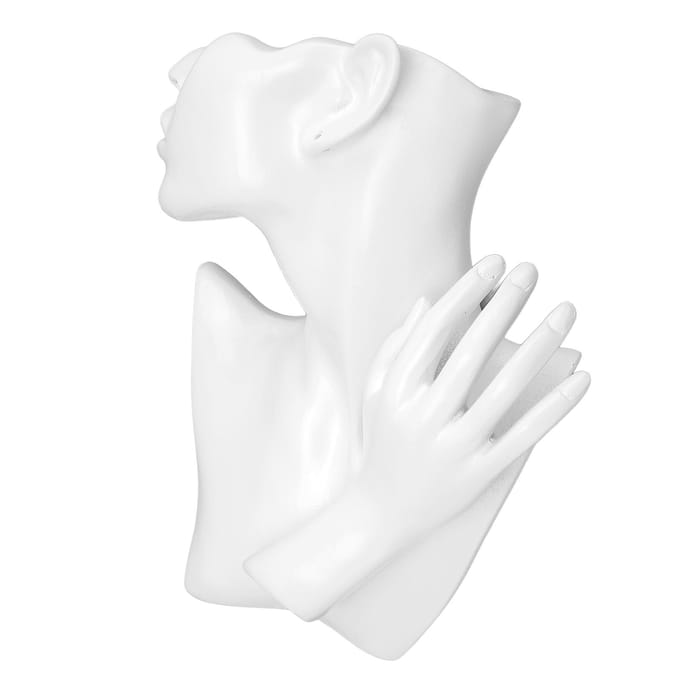 Mannequin Hand Sieradenhouder Armbanden Ringen Oorbellen Kettingen Displaystandaard Witte Hars white