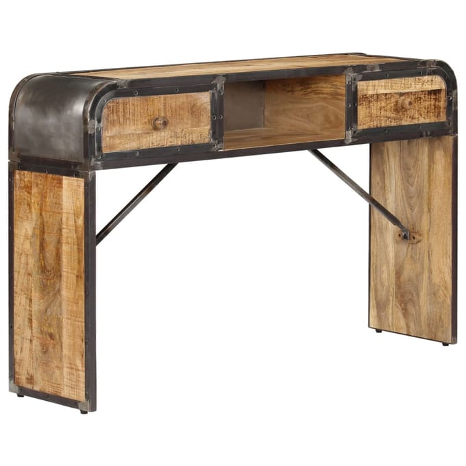 vidaXL - Dressoir - 120x30x75 - cm - massief - mangohout