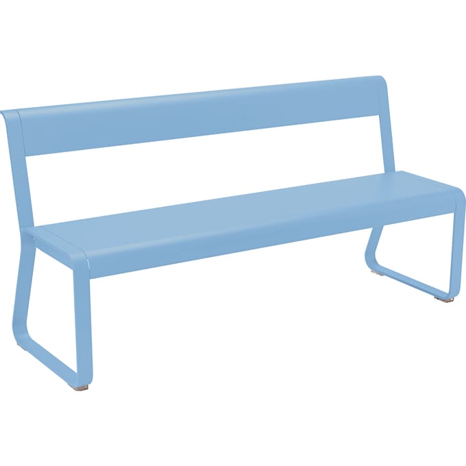 Fermob BELLEVIE bank met rugleuning - E1 Maya blauw