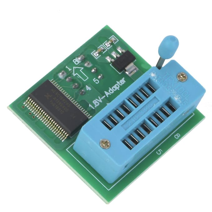 1.8V Adapter Voor Telefoon Moederbord SPI Flash SOP8 DIP8 W25 MX25 CH341 TL866CS Conversie