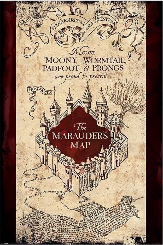 Harry Potter The Marauders Map Poster 61x91.5cm