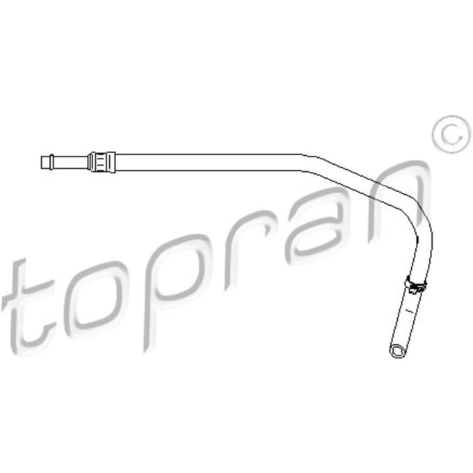 Topran Hydraulische slang, stuurinrichting HANS PRIES 501 734