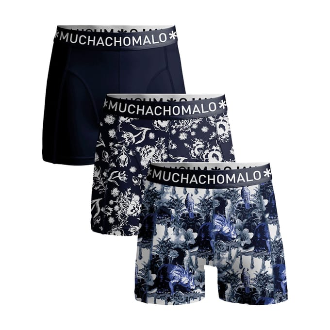 Muchachomalo Heren Boxershorts - 3 Pack - Maat M - Mannen Onderbroeken