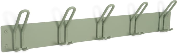 Spinder Design kapstok Miles 5 - Dusty Green - 15 haken - Staal