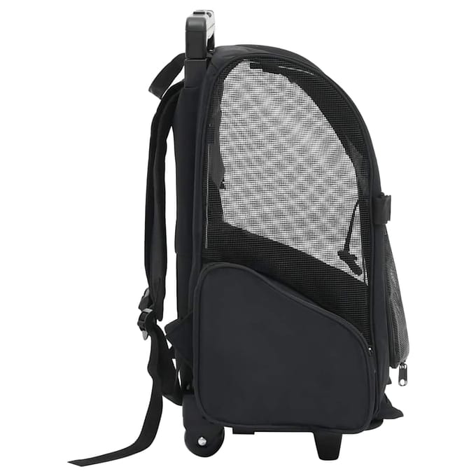 Vidaxl Opvouwbare, Multifunctionele Hondenbuggy, Zwart