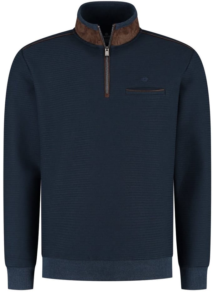 Fellows United Pullover striper jacquard Navy (52.2652 - 110)