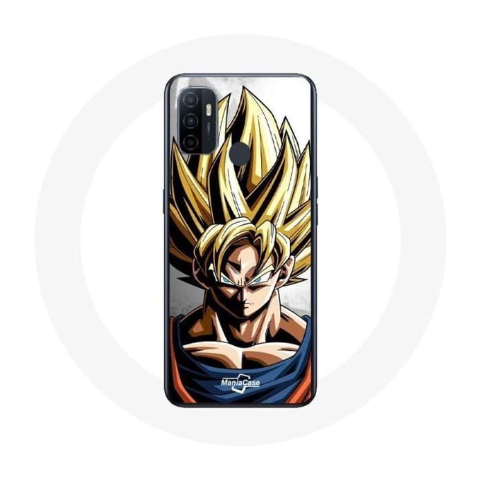 Oppo A53 hoesje Goku Wall Dragon Ball Super