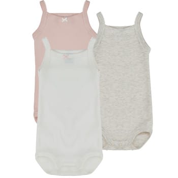 Petit Bateau  Kinder bodies 3 BODIES A BRETELLES
