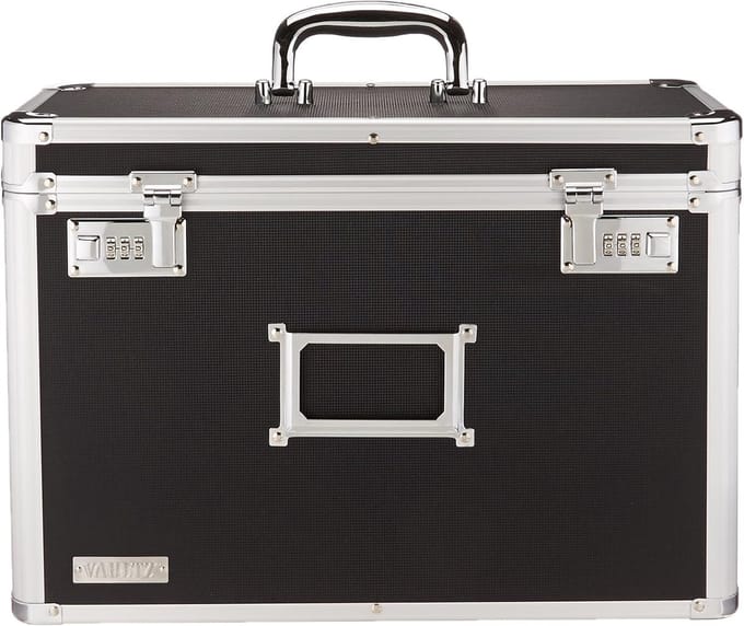 Zakelijke Koffer - Documententas - Veilig Transport - Afsluitbaar - 35cm - Zwart