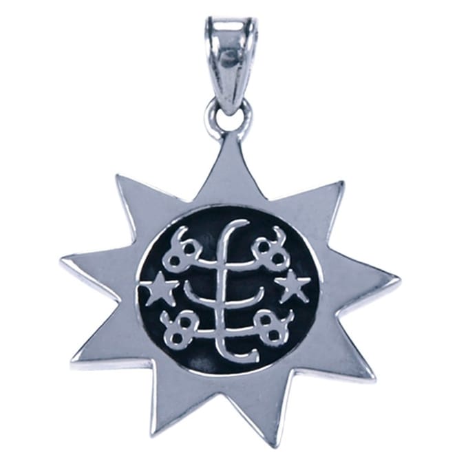 Zilveren Ringsteen ketting hanger