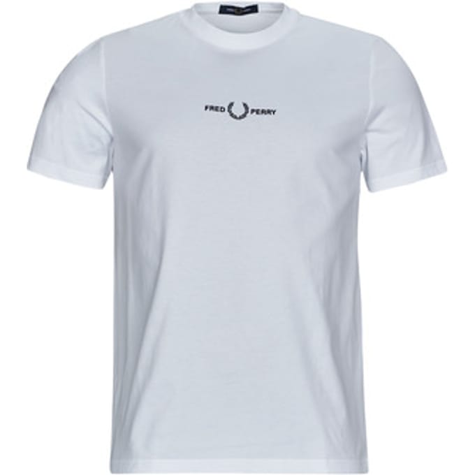 Fred Perry T-Shirt M4580 Wit - Maat M - Heren - Casual T-shirts