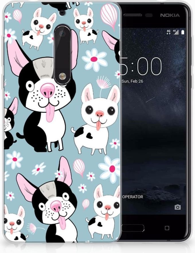 Nokia 5 TPU Hoesje Hondjes