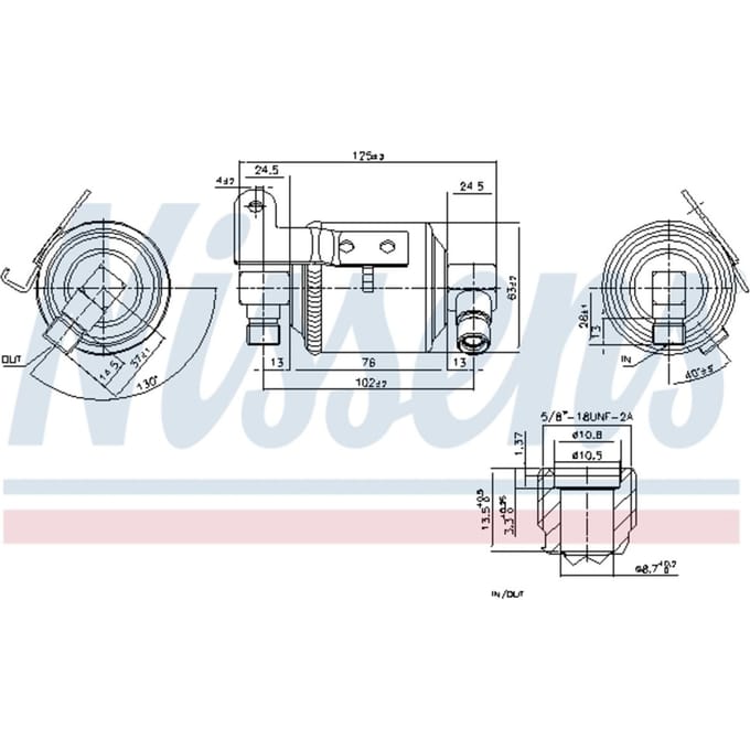 Droger, airconditioningsysteem NISSENS 95109