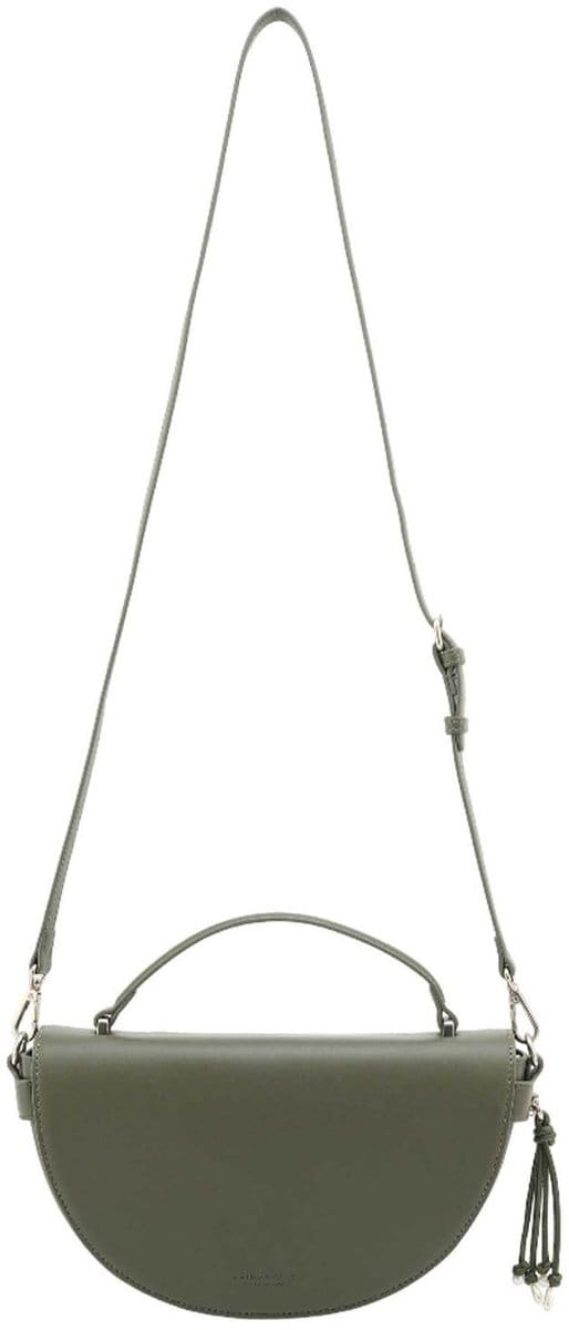 SEIDENFELT MANUFAKTUR schoudertas Sandve Saddle Bag Khaki kaki