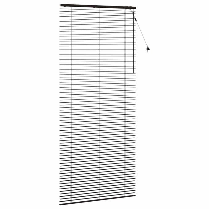 vidaXL - Venetiaanse - jaloezie - Donkerbruin - 105 - x - 250 - cm - 35 - mm