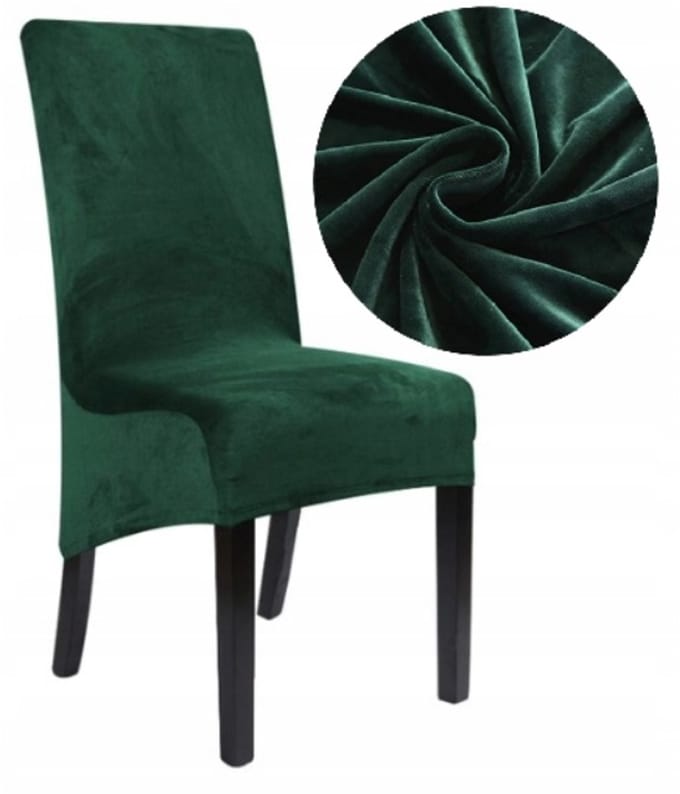 Stoelhoes M Donkergroen Velours - Stijlvolle Bescherming