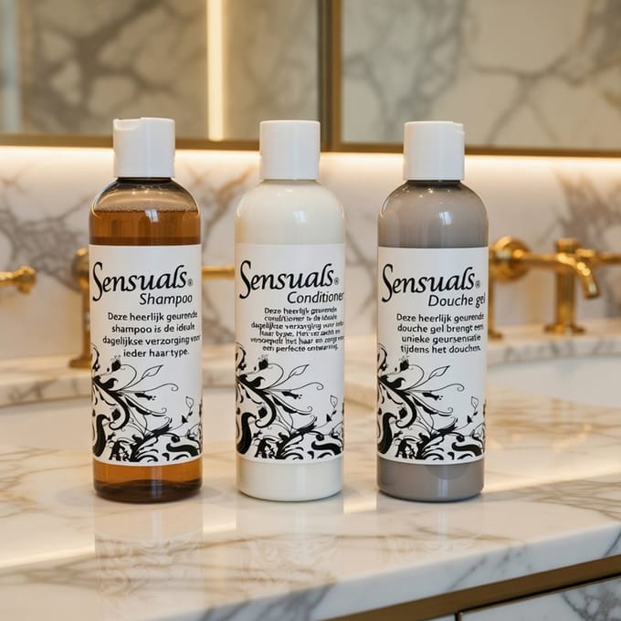 Set MedSense Sensuals - complete bad verzorging: Shampoo, Conditioner en Douchegel 250ml