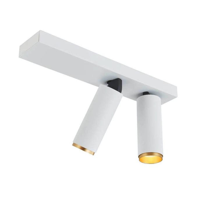 LOOM DESIGN LED plafondspot X-Beam, 2-lamps, wit