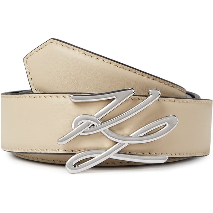 Karl Lagerfeld K/autograph Medium Belt Sand Taglia: 75 | Cinture Outlet | Donna | Marrone