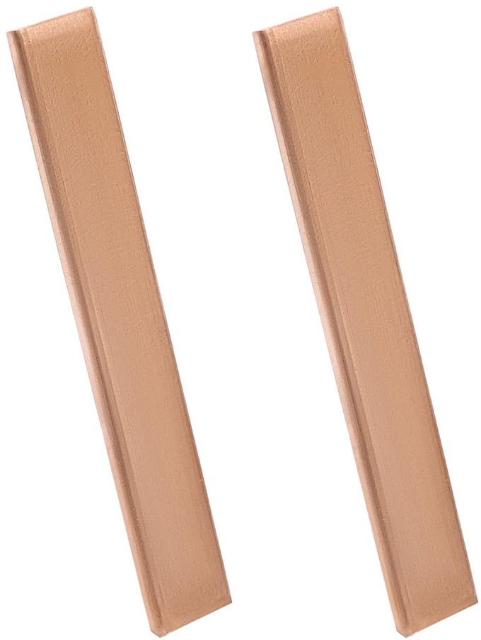 2 Stuks T2 Koperen Plaat 4mm Dikte voor Elektrische en DIY Projecten